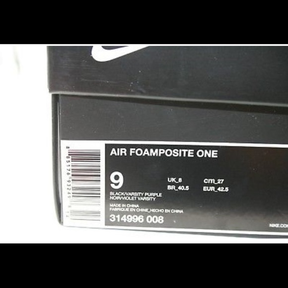 Nike Foamposite One Eggplant DS W/ Reciept - Picture 8 of 8